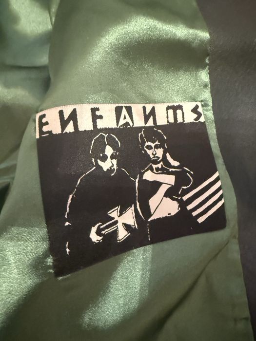 Leather Jacket ERD Green S