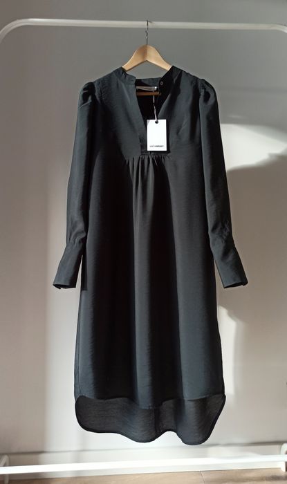 Nowa czarna sukienka Co'couture midi oversize modal