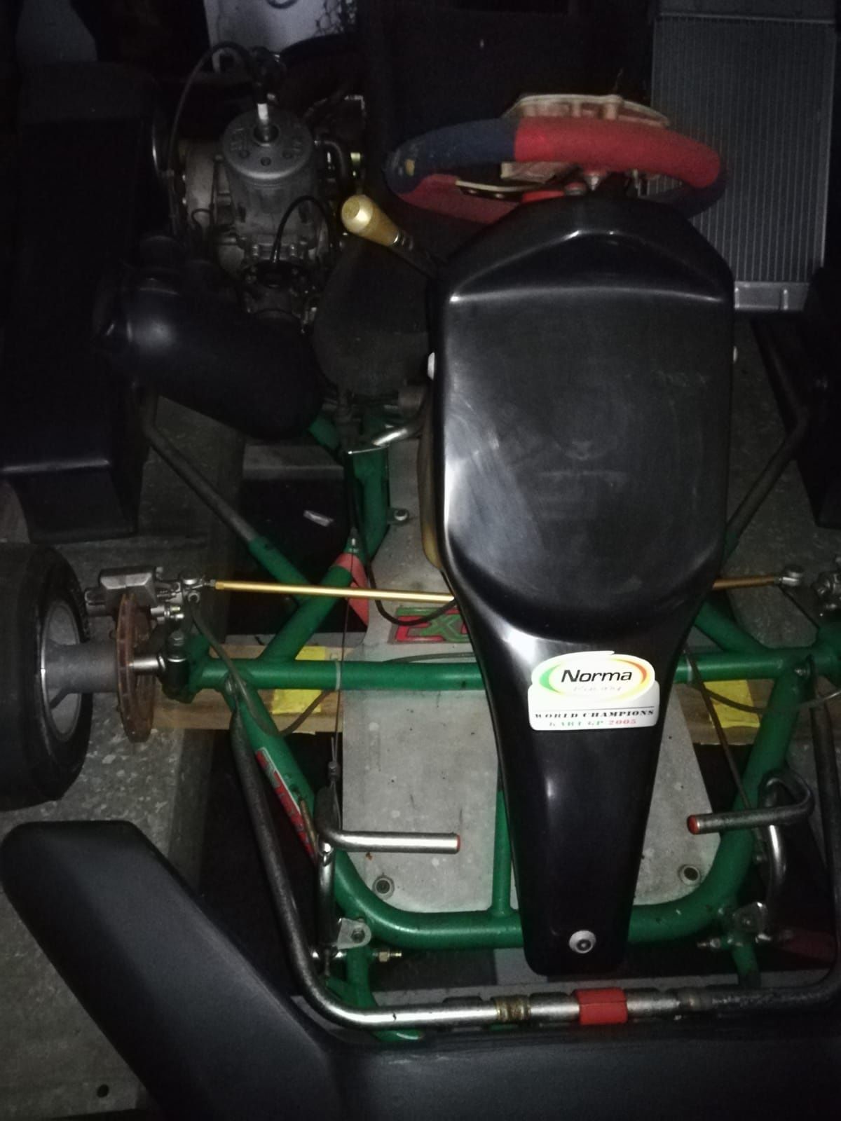 Karting Tonykart com MOTOR TM 125 shifter!!!