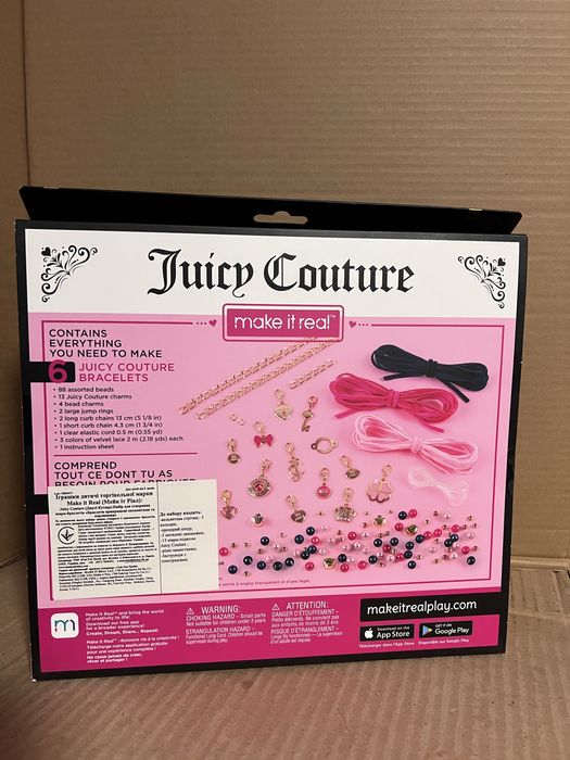 Juicy Couture Набір Браслети прикрашені оксамитами та перлинами