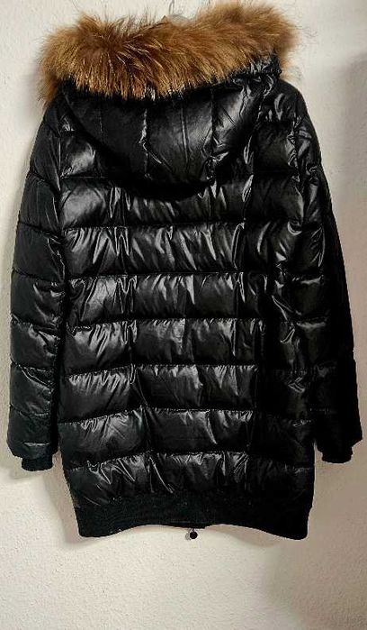Kurtka puchowa czarna rozmiar 40