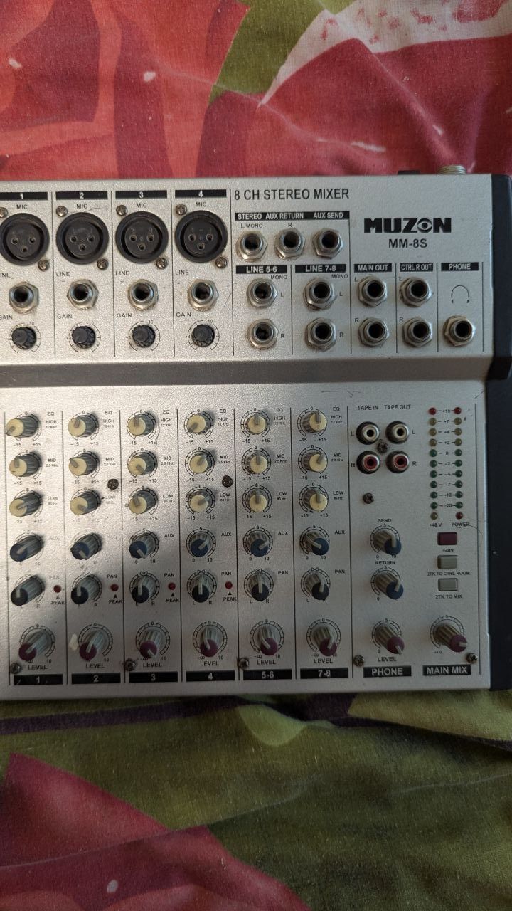 Микшерный Пульт Muzon MM-8S