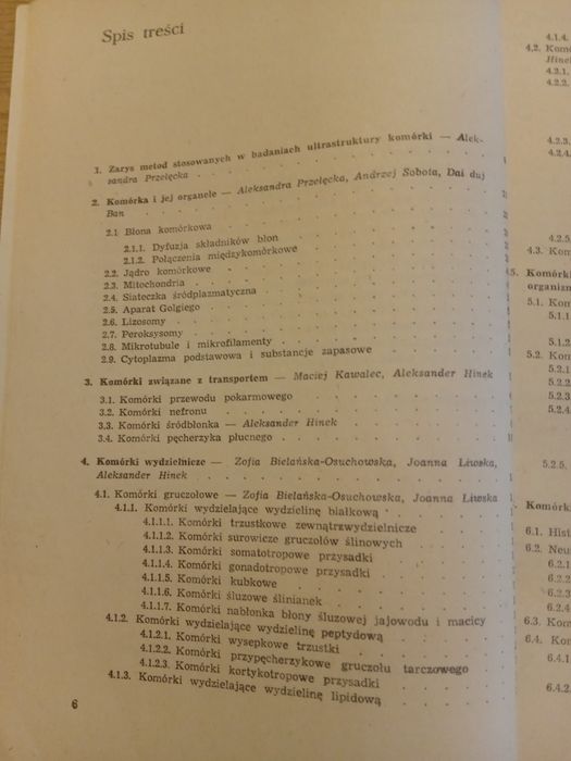 Struktura funkcjonowania komórek i tkanek