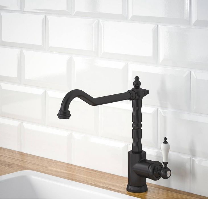 Змішувач кухонний чорний НОВИЙ водозберігаючий ікеа