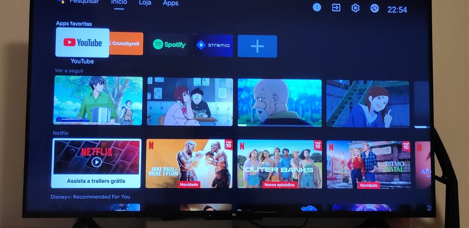 TV Xiaomi 55" 4K UHD Android comando por voz, faço entrega