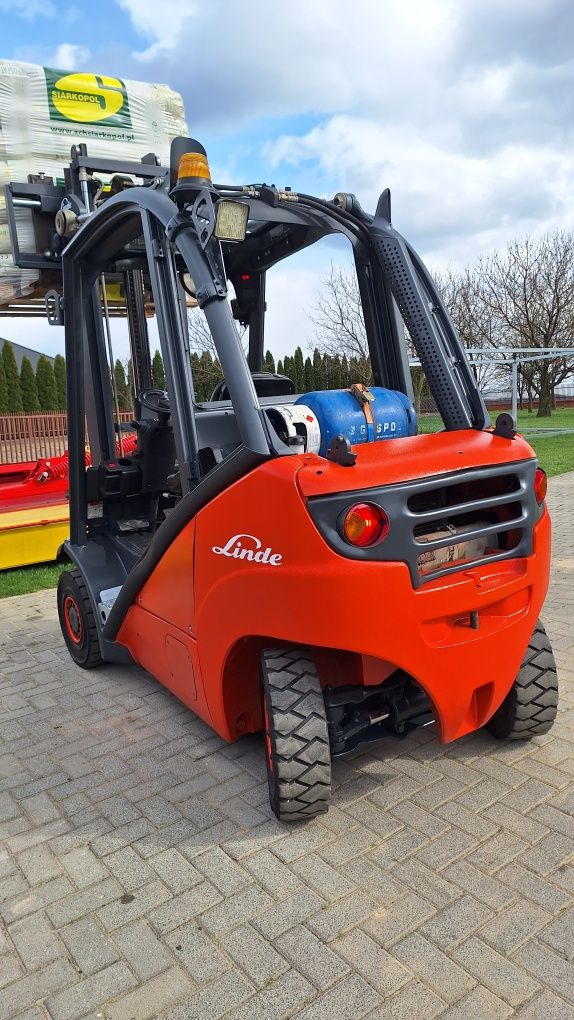 Linde H25 wolny skok przesuw boczny wózek widłowy widlak toyota