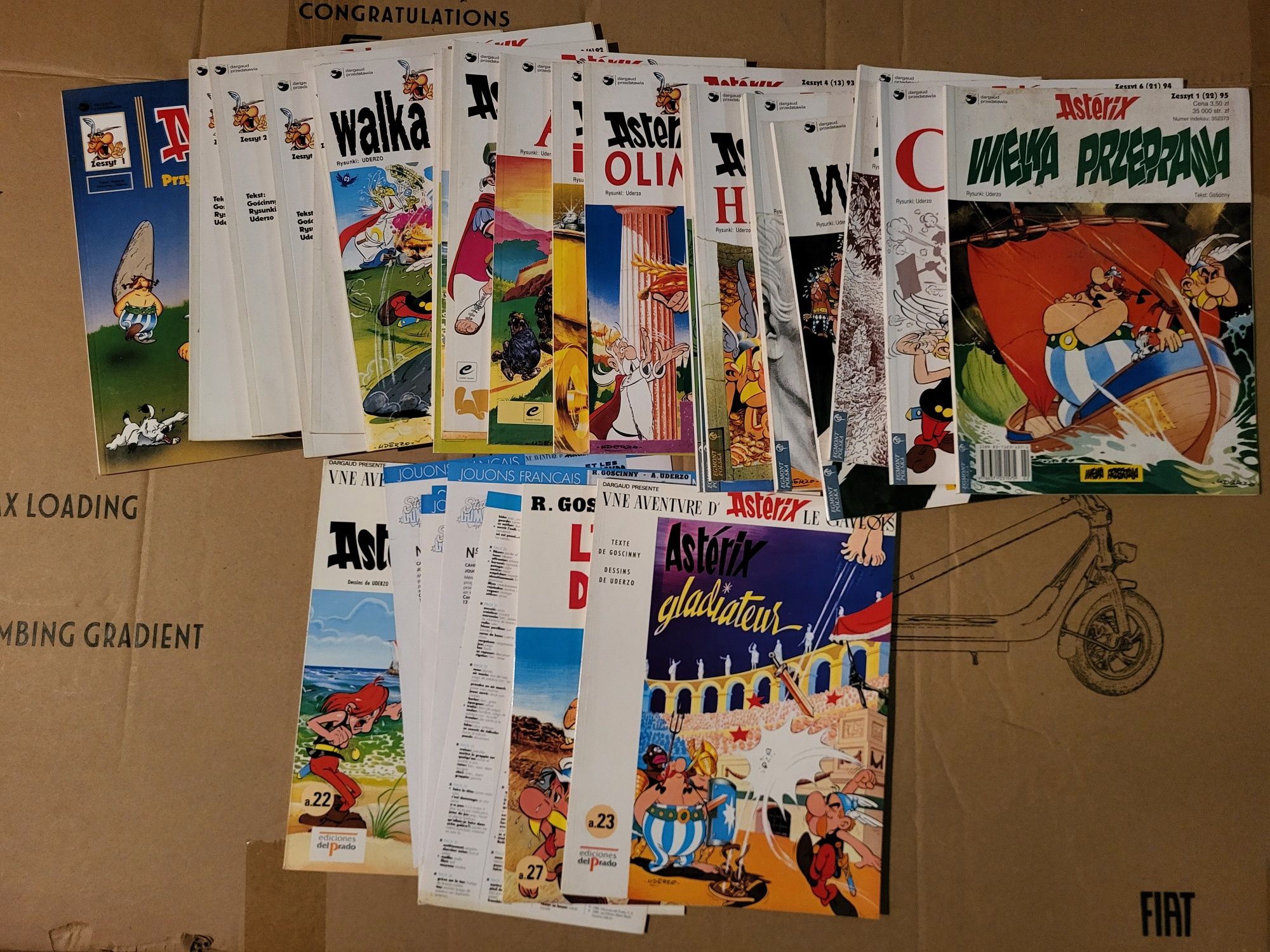 22 numery komiks Asterix i Obelix lata 1992-95 plus 3 gratis