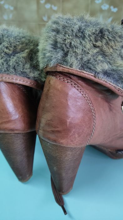 Bota pele elegante