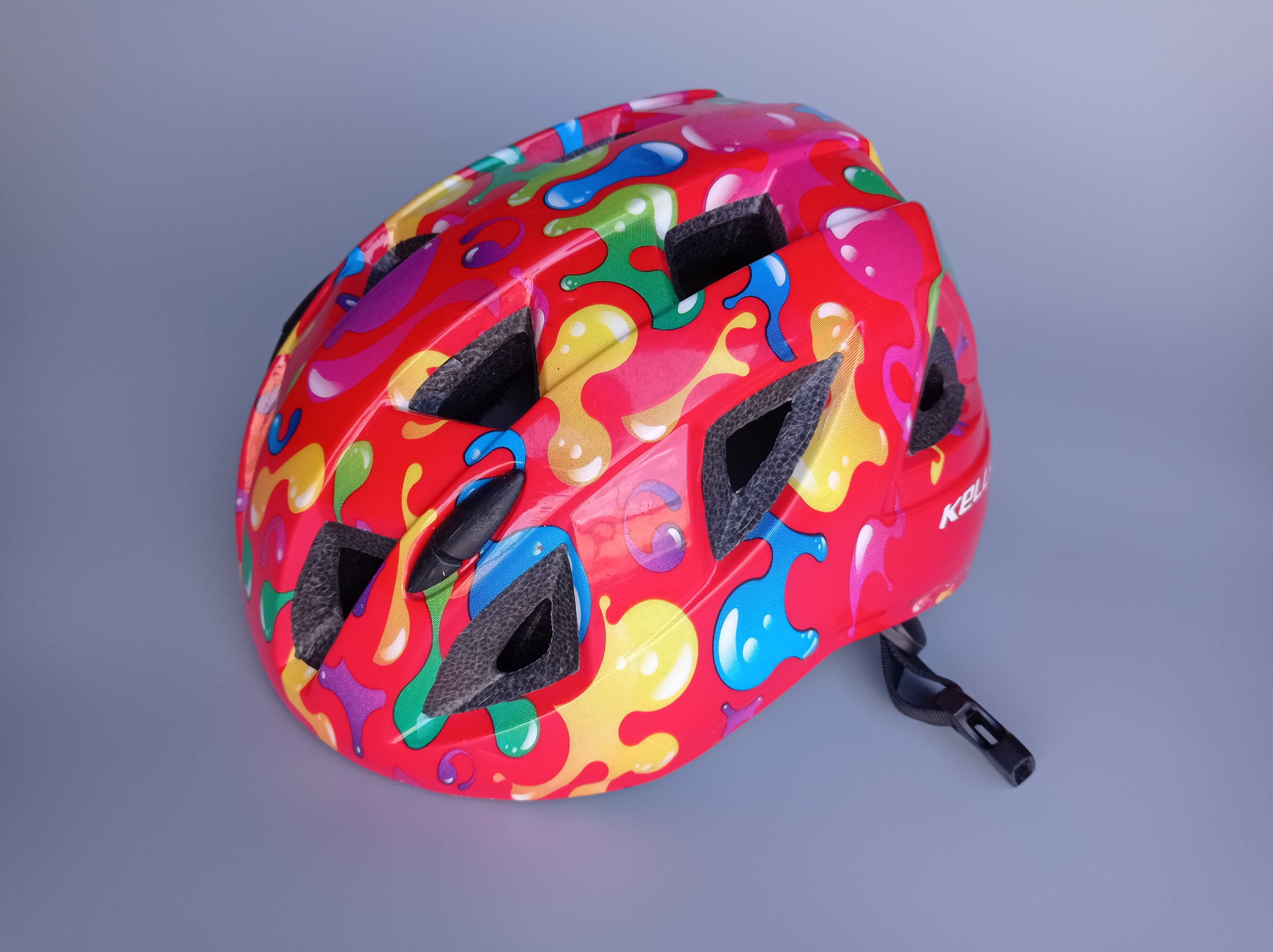 Детский защитный шлем Kellys Smarty, размер S 51-54см, велосипедный