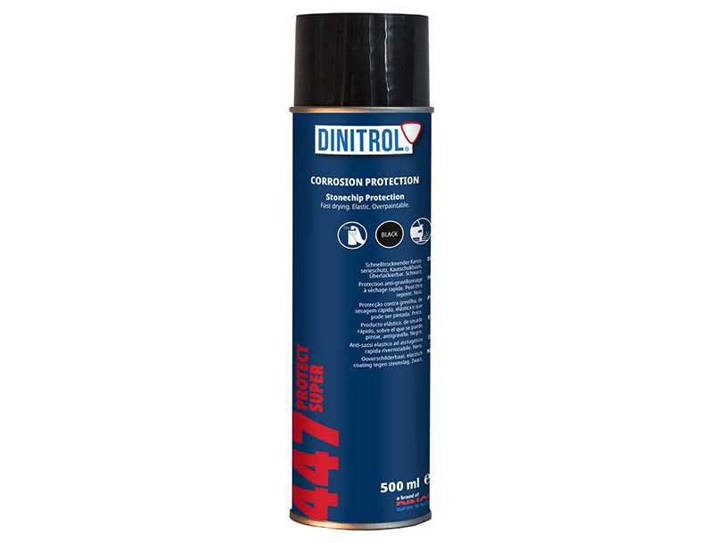 Spray Anti-Gravilha 447 DINITROL Preto 500ml | Acrilac