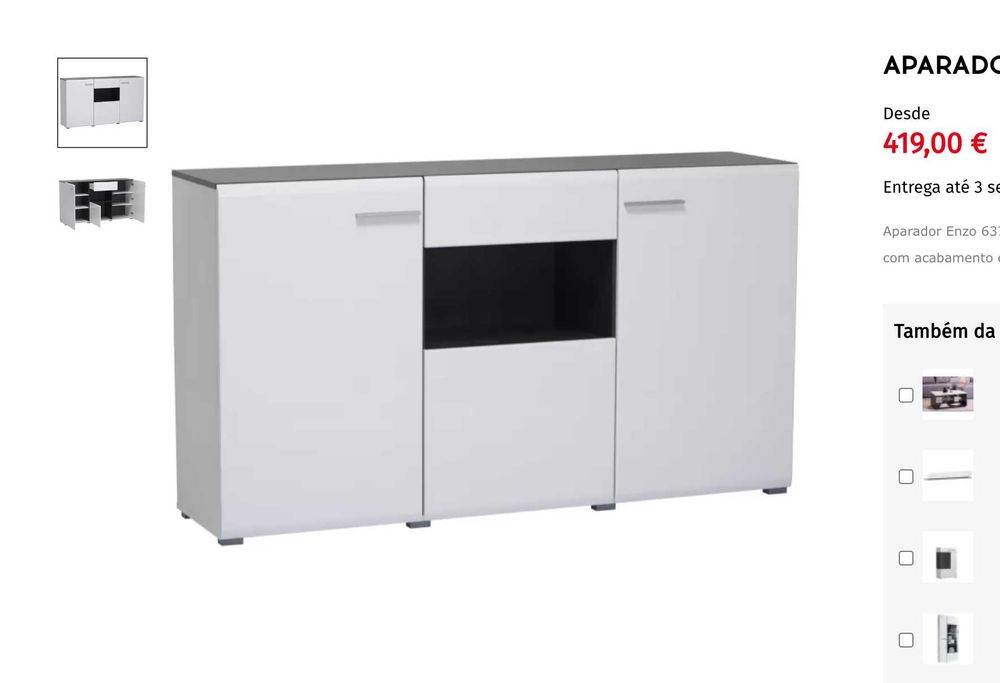 Conjunto Móveis Sala de Jantar (3 peças)