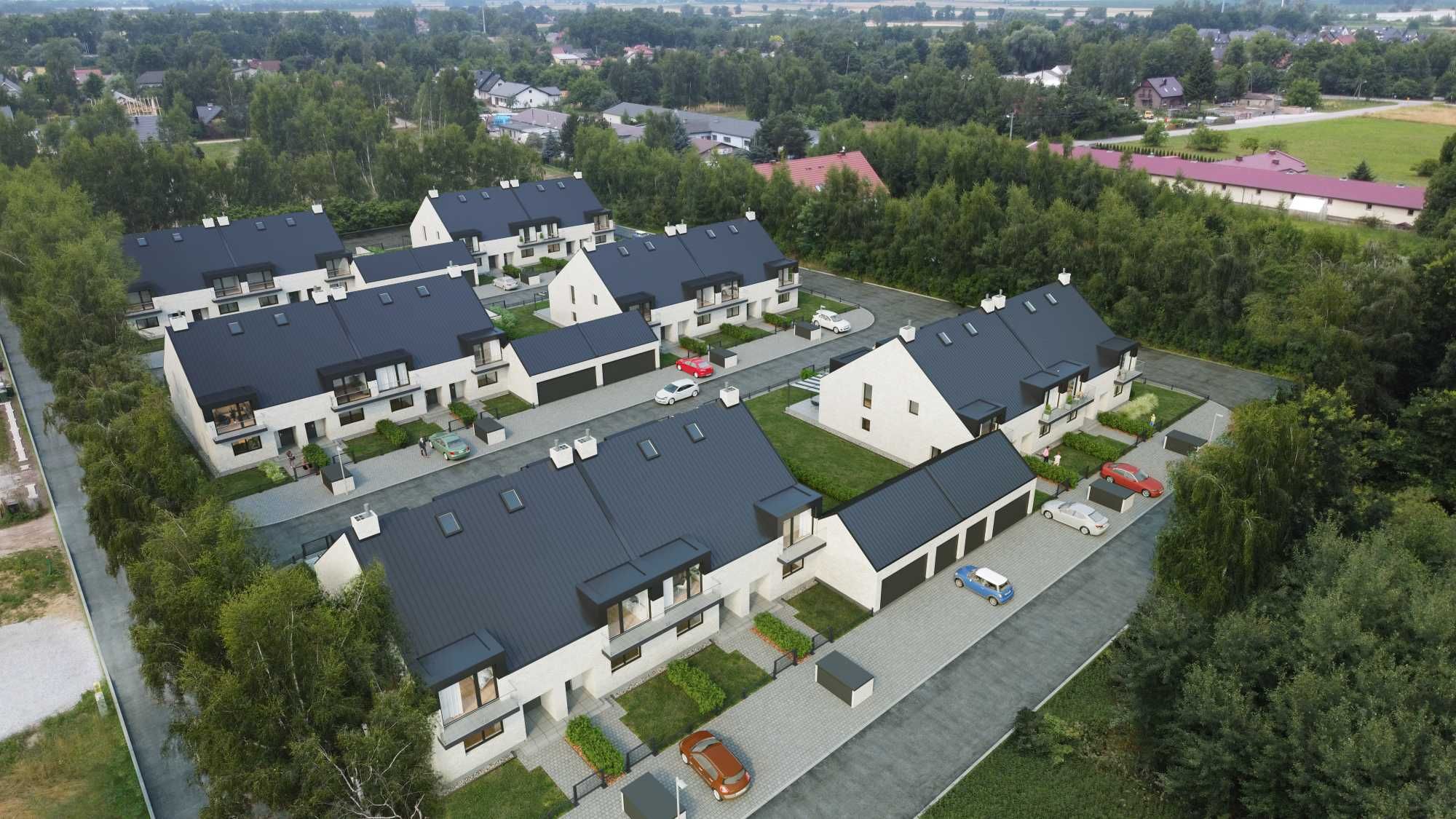 DOMY na sprzedaz - 150 m2 + ogrod i garaz - Sloneczne Groblice