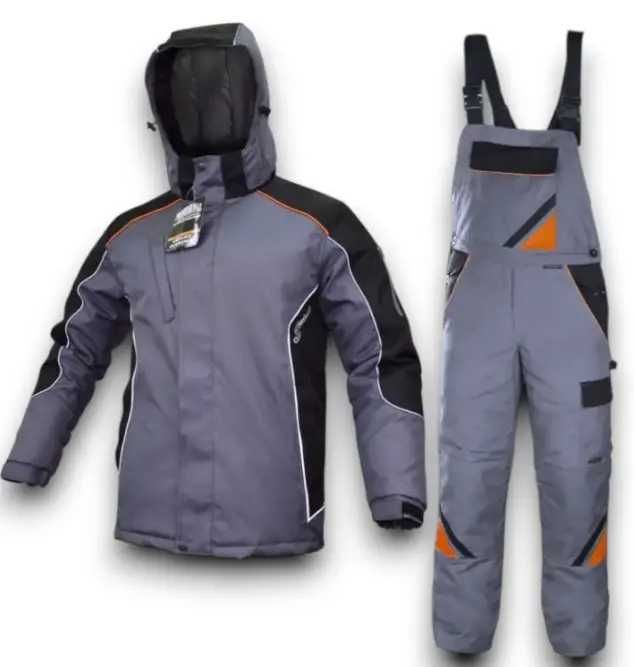 Зимовий спецодяг робочий утеплений напівкомбінезон  та куртка