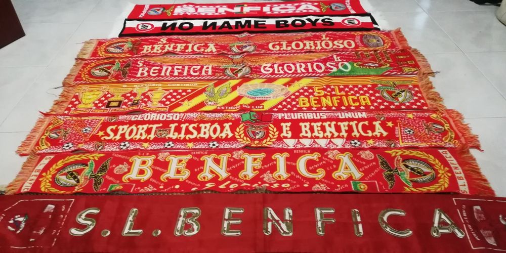 15 Cachecóis do Benfica Vintages