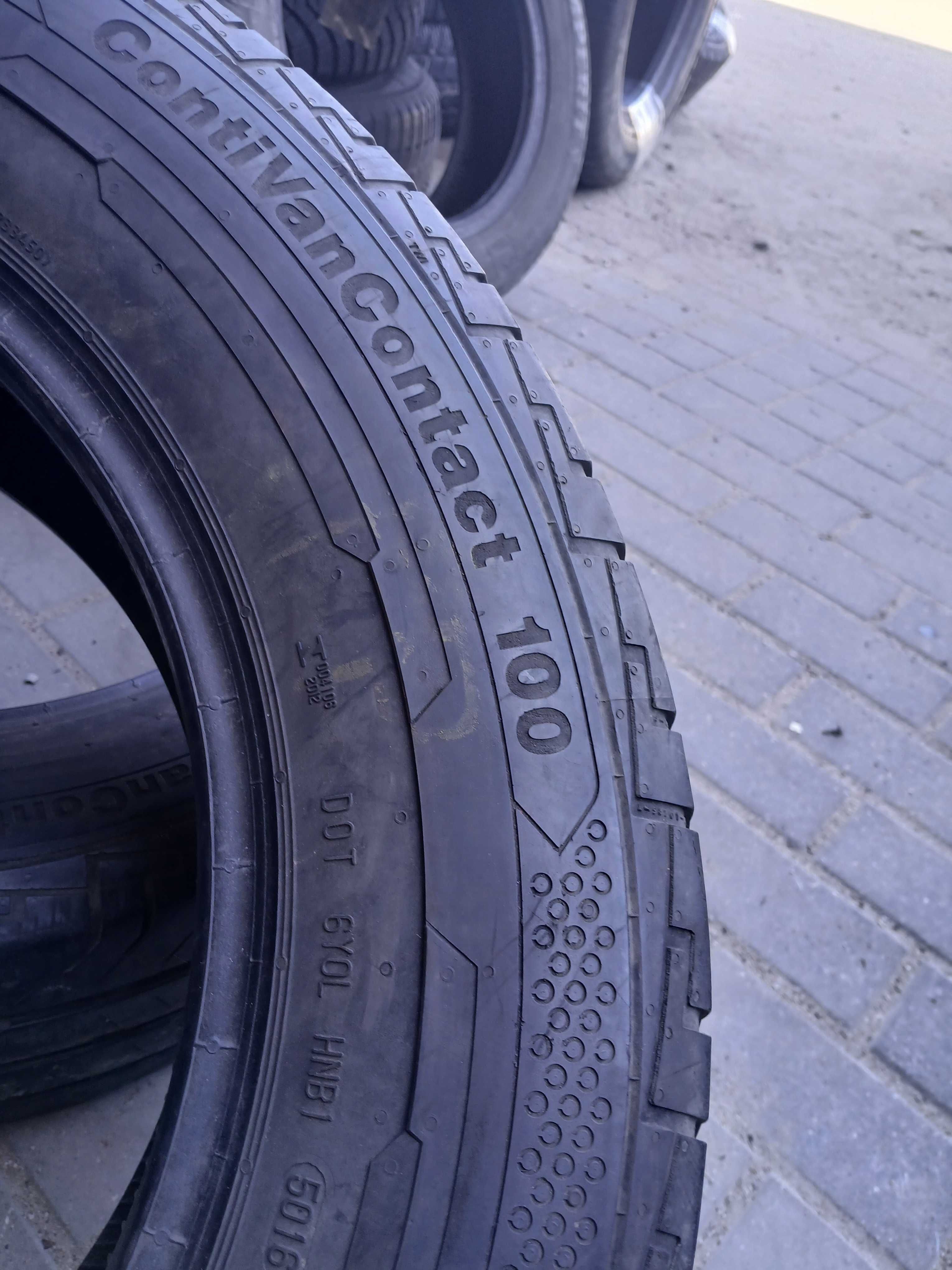 2x używane opony letnie 215/65 R16C CONTINENTAL Montaż Gwaranacja
