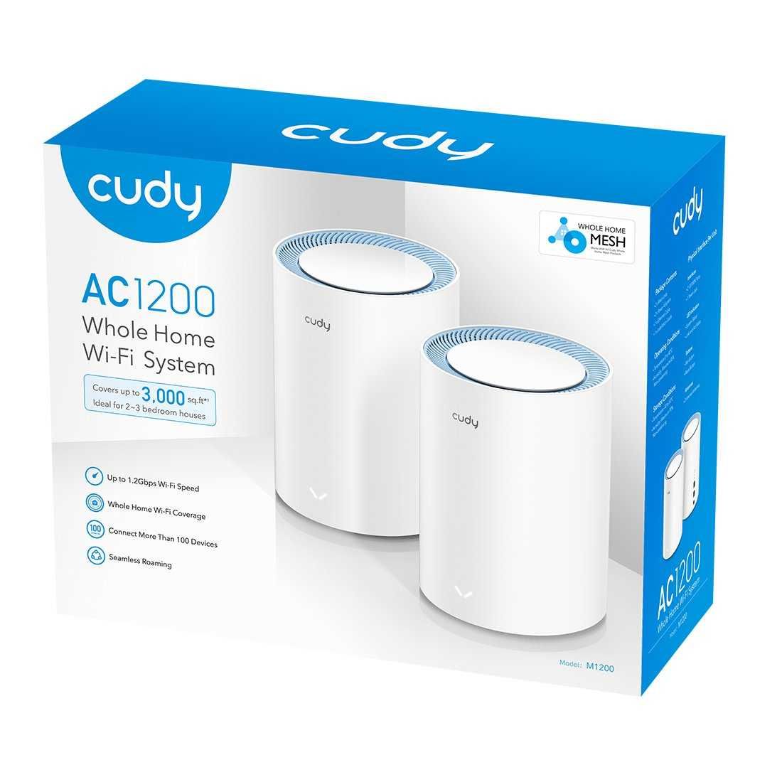 Cudy Router Mesh Wi-Fi 5 Cudy M1200 2-pack ruter bezprzewodowy