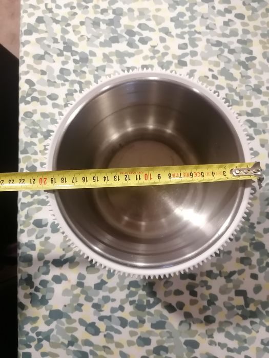 Taça em inox para batedeira HAEGER