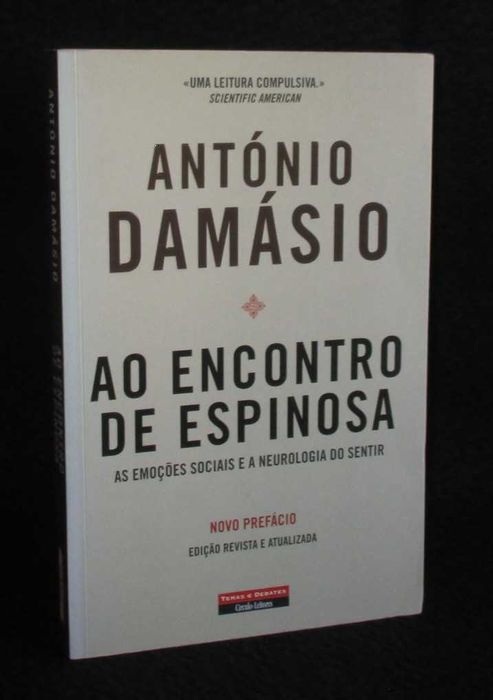 Livro Ao Encontro de Espinosa António Damásio