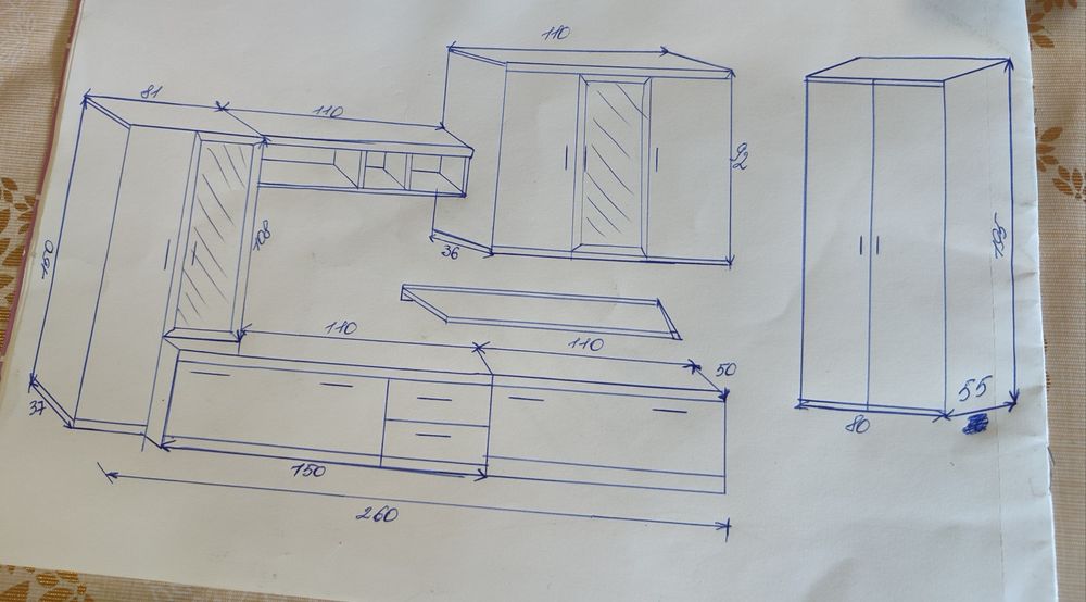 Продам меблі Вітальна + Шафа "Імперор"