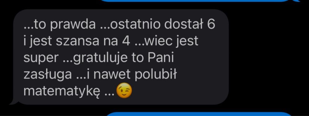 Korepetycje matematyka (również poprawa matury!!)  [online]