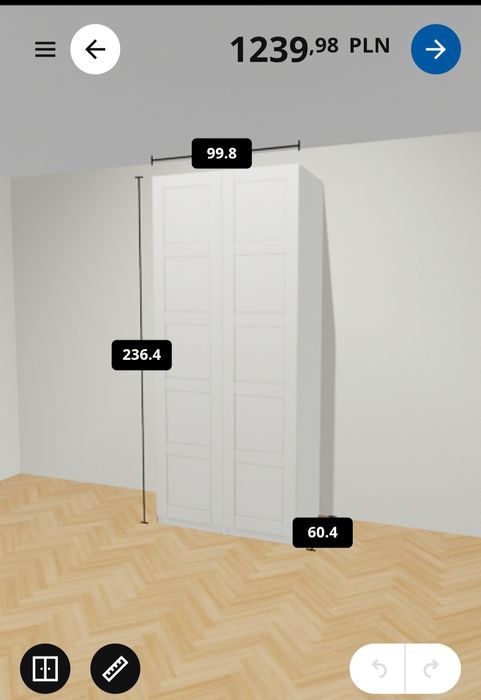 Nowa szafa IKEA PAX – okazja!   Szafa PAX Ikea 236x100x60
