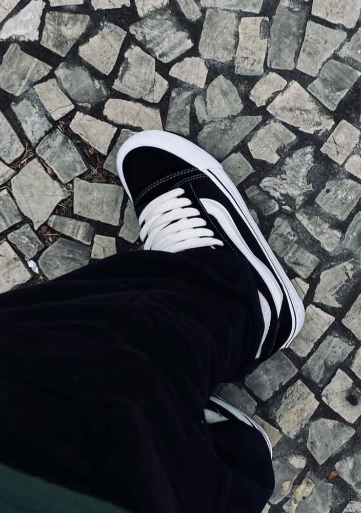 Vans Knu Skool Black- white, Ванси Хіт сезону! Vans жіночі