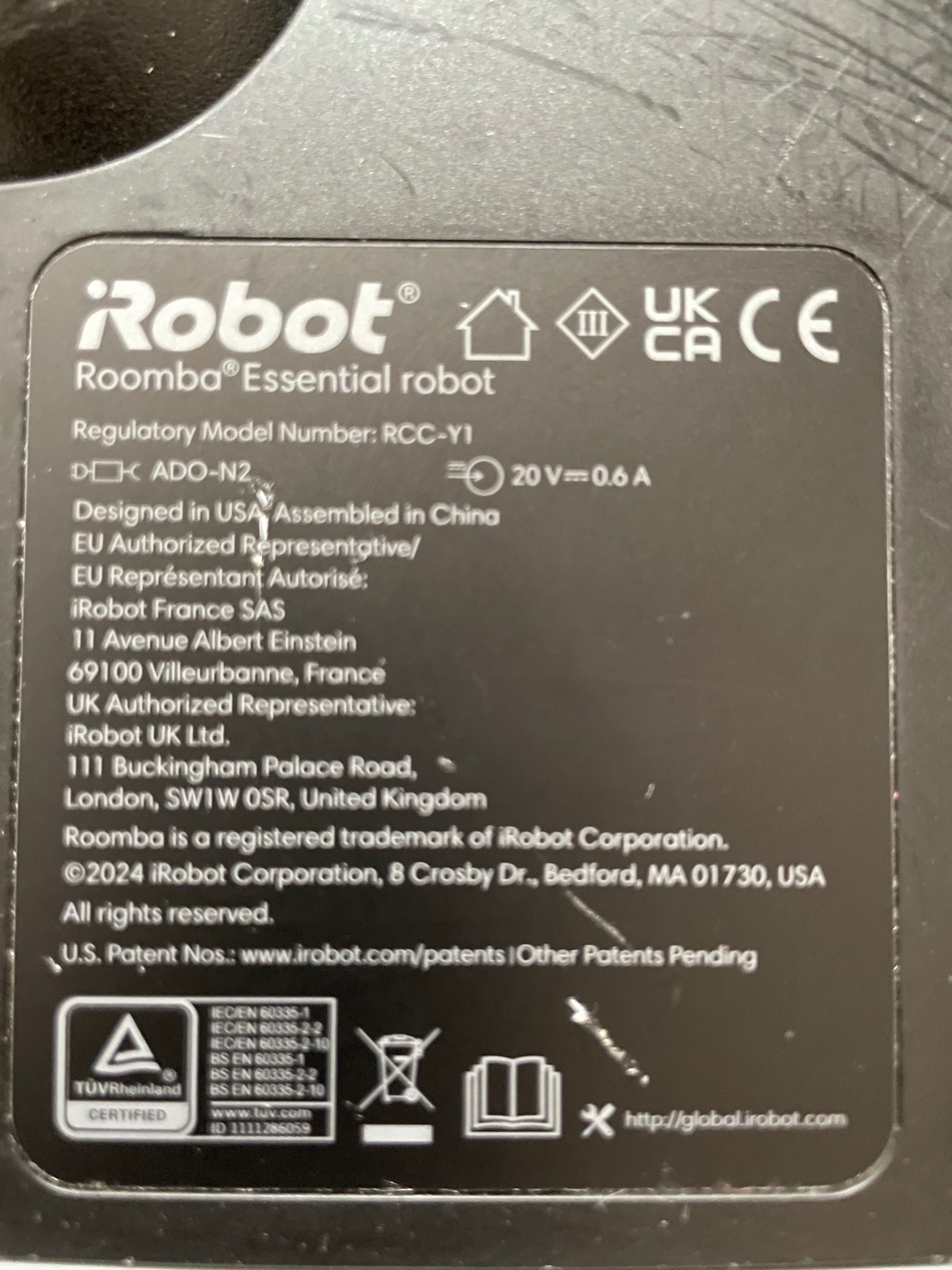 Odkurzacz sprzątający, iRobot Roomba Combo 2 Essential