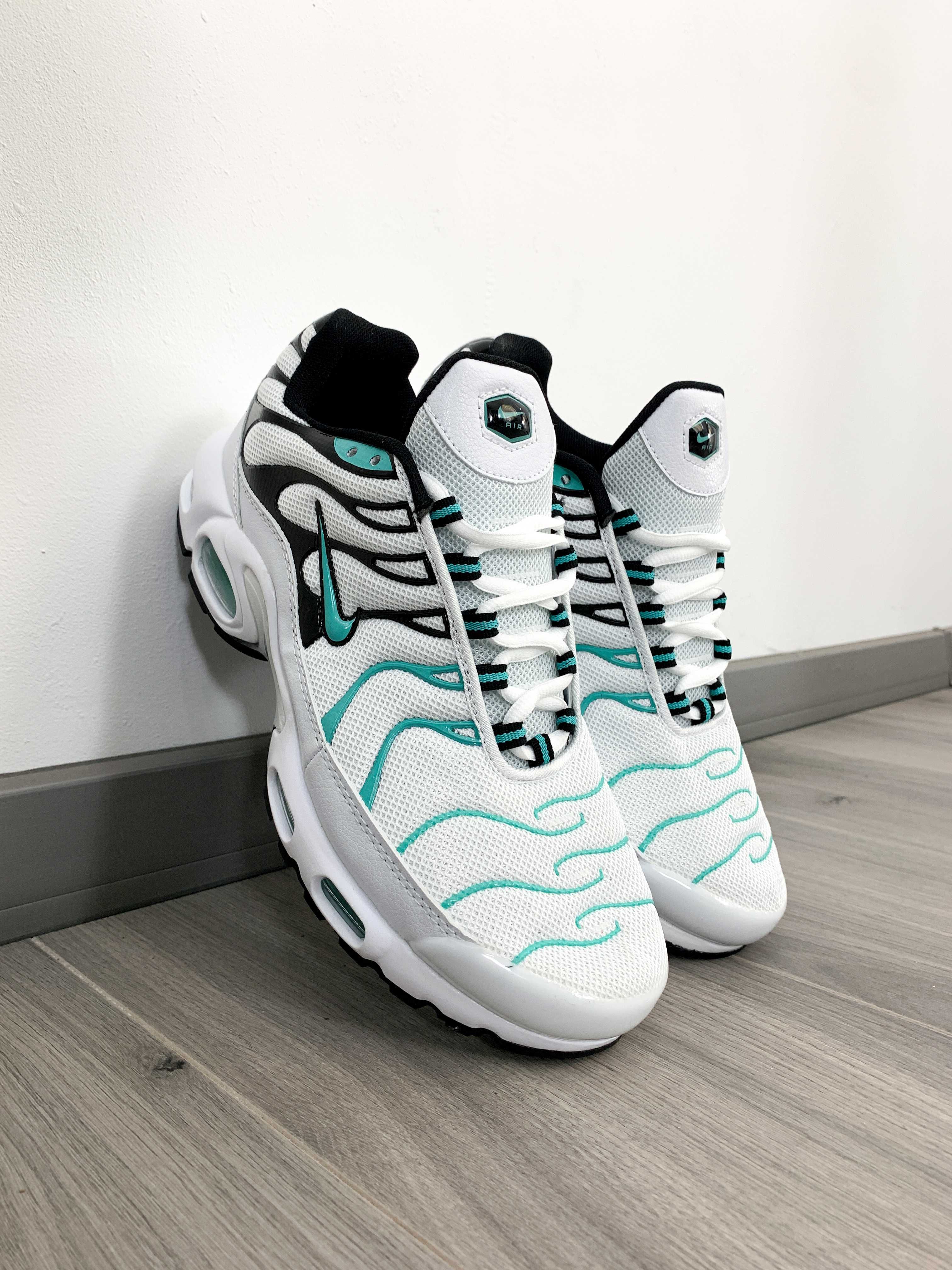 !SALE! Nike Air Max TN Plus White Black 40 41 42 43 44 45 46 найки тн