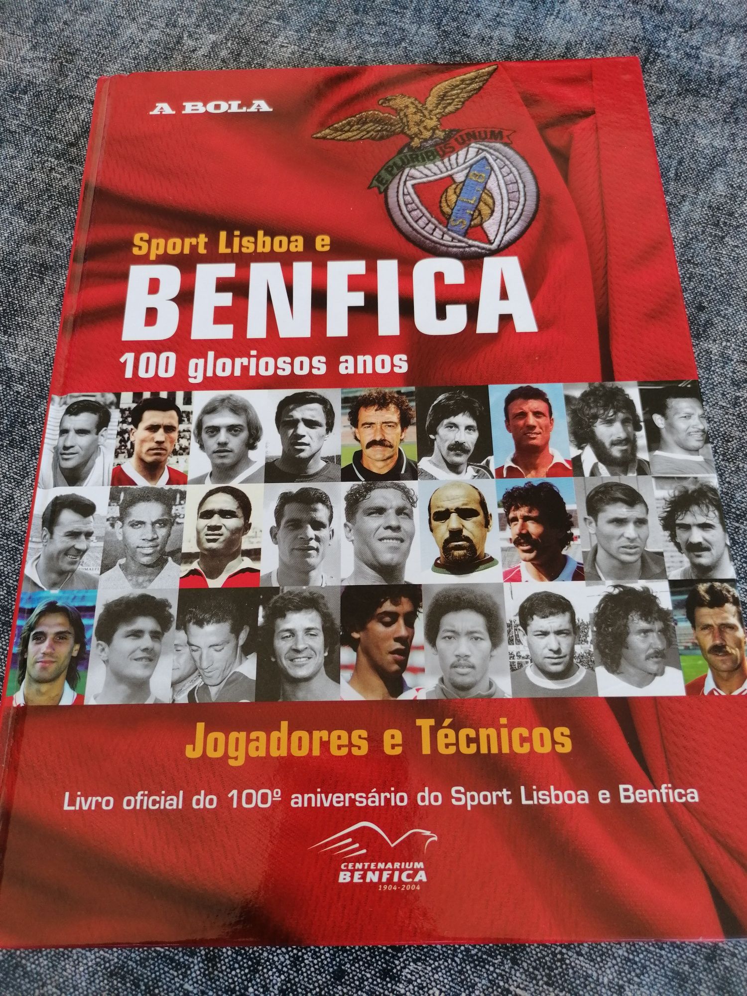 6 livros dos 100 anos SLB