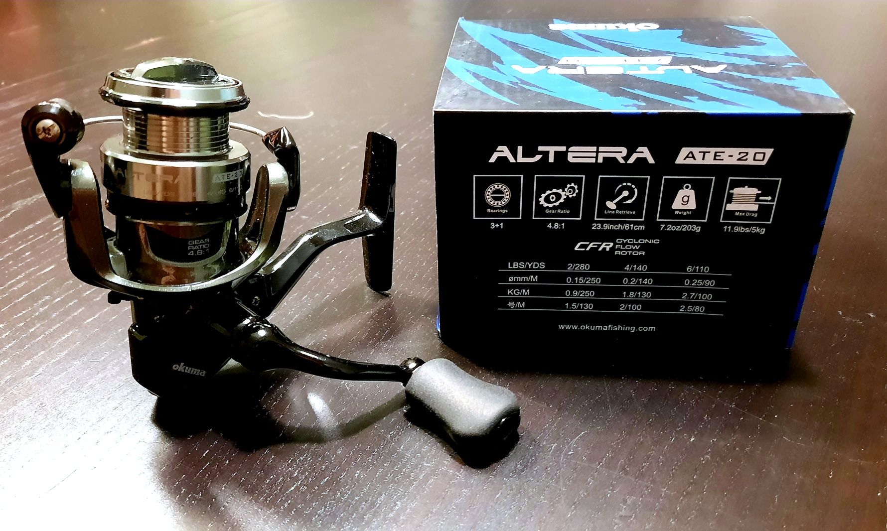 Como Novo! Okuma Altera 20 - LRF/Light spinning/Bóia