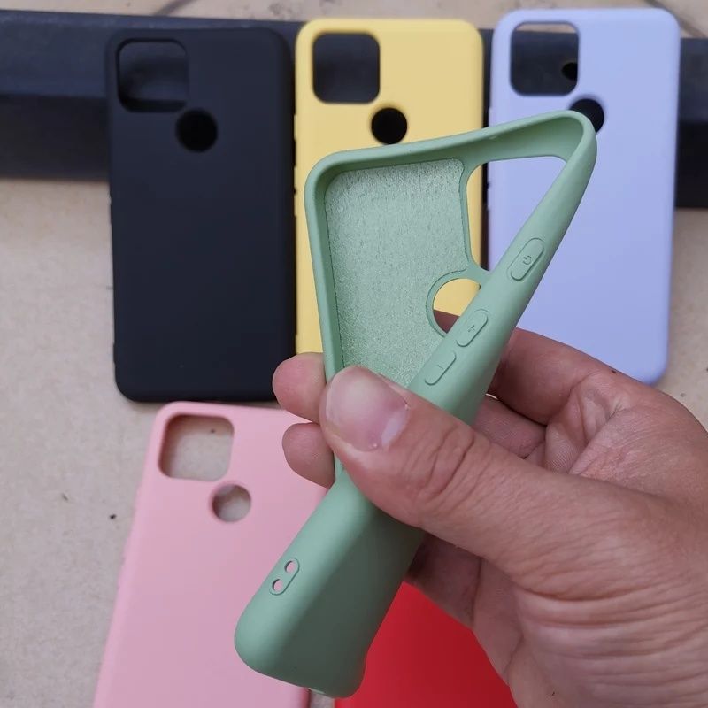 Противоударный чехол для Google Pixel 4 A 5G микрофибра soft touchXL