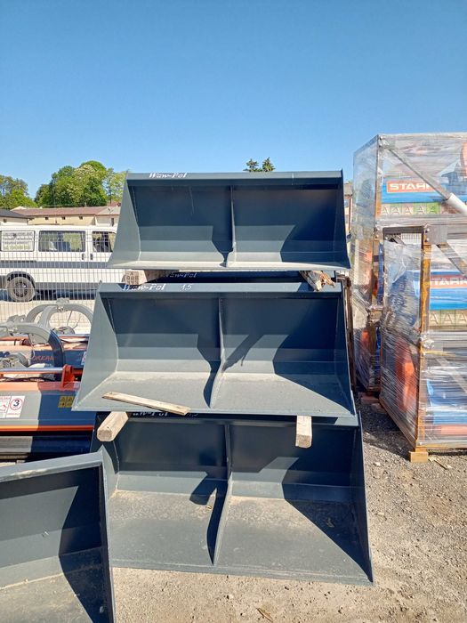 Łyżka do materiałów sypkich WAW-POL malowana proszkowo 1,2m