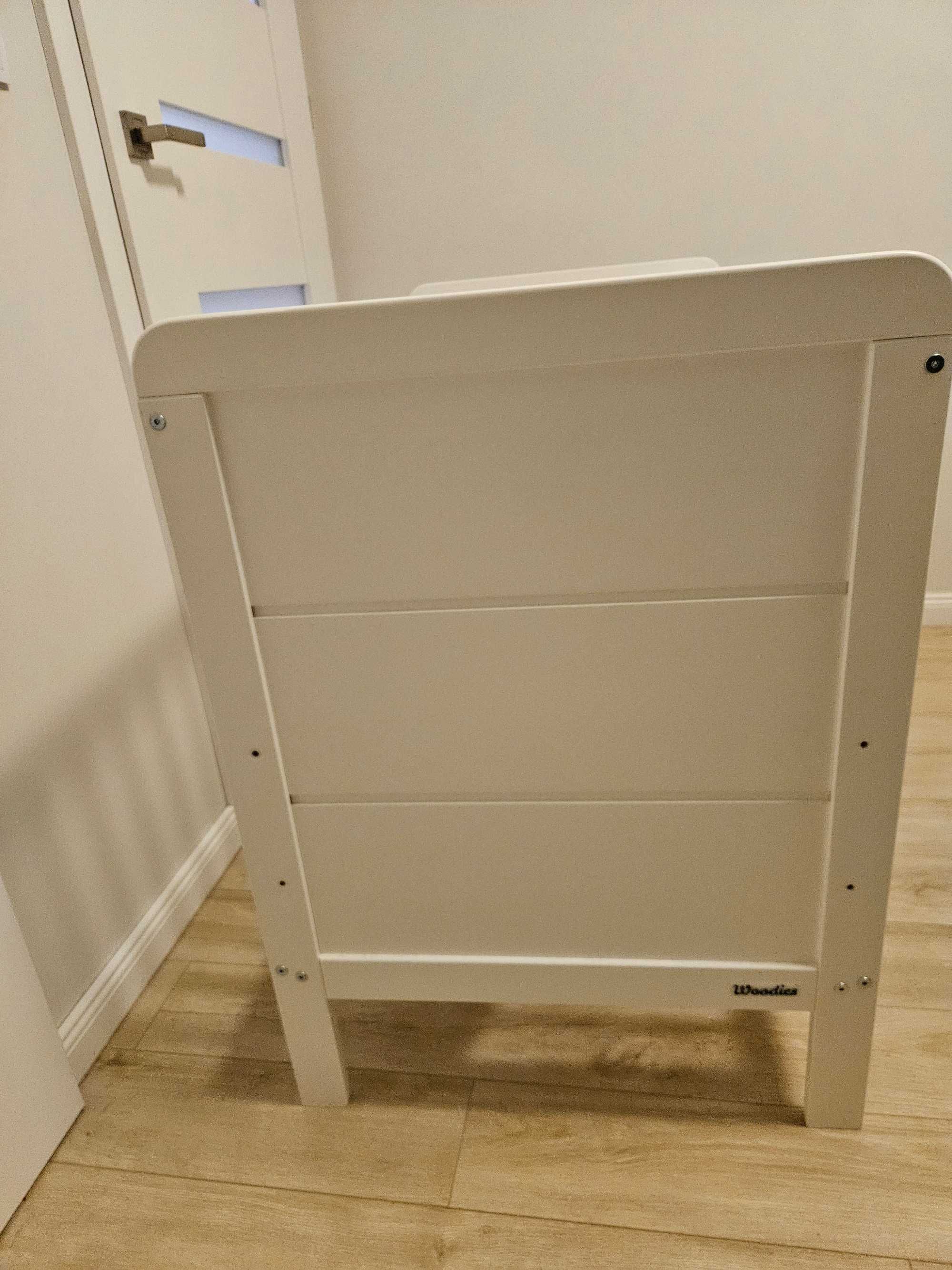 Łóżeczko Woodies 120x60 z materacem premium