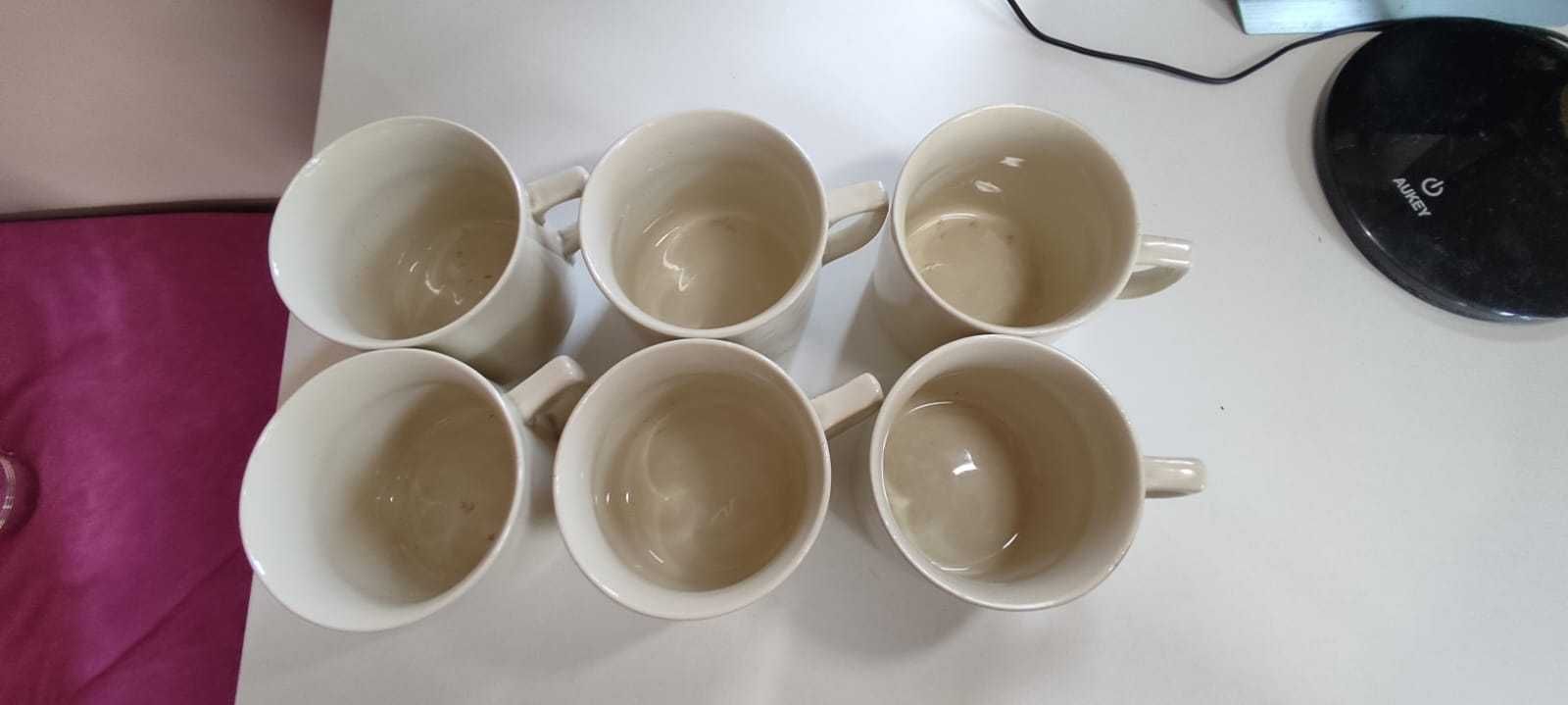 6 kubków i dzbanek vintage chodzież PRL