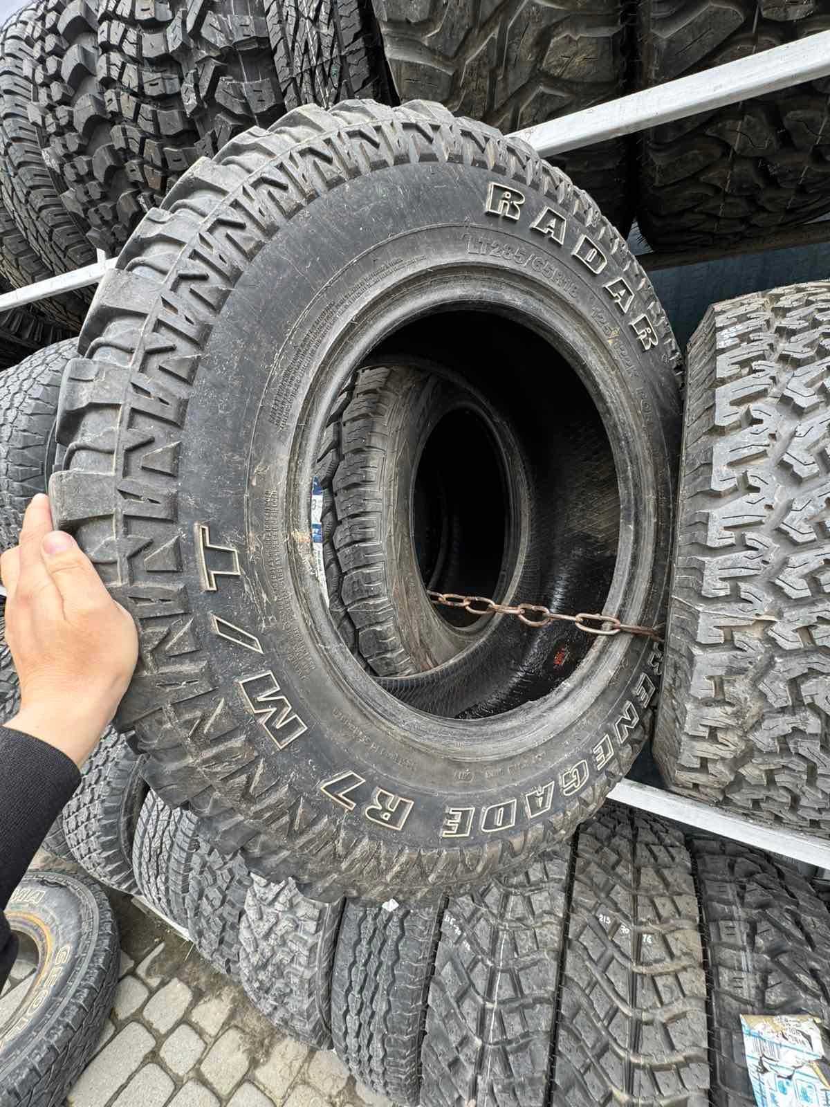 Шини 285 65 18 RADAR RENEGADE R7 M/T б/у комплект