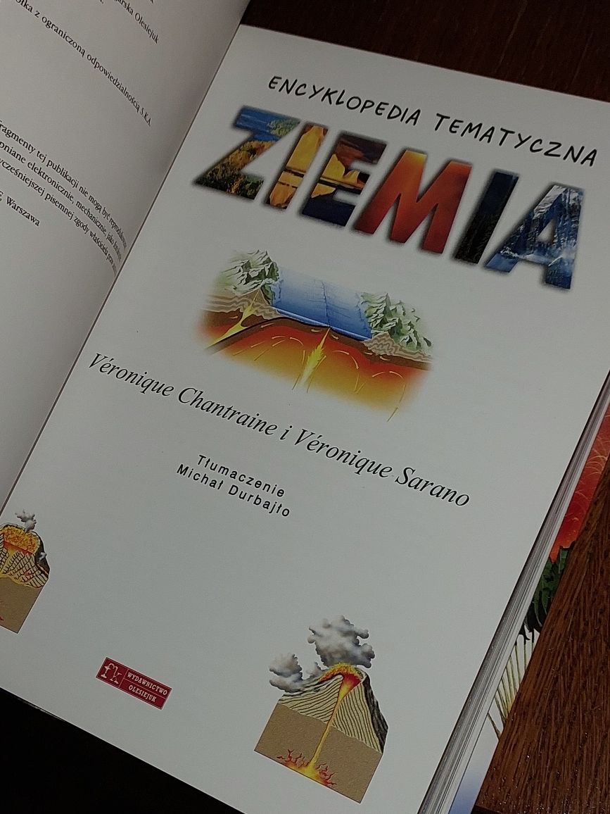 Tematyczna Encyklopedia dla dziecka ZIEMIA ŚWIAT PLANETA 416str. NOWA