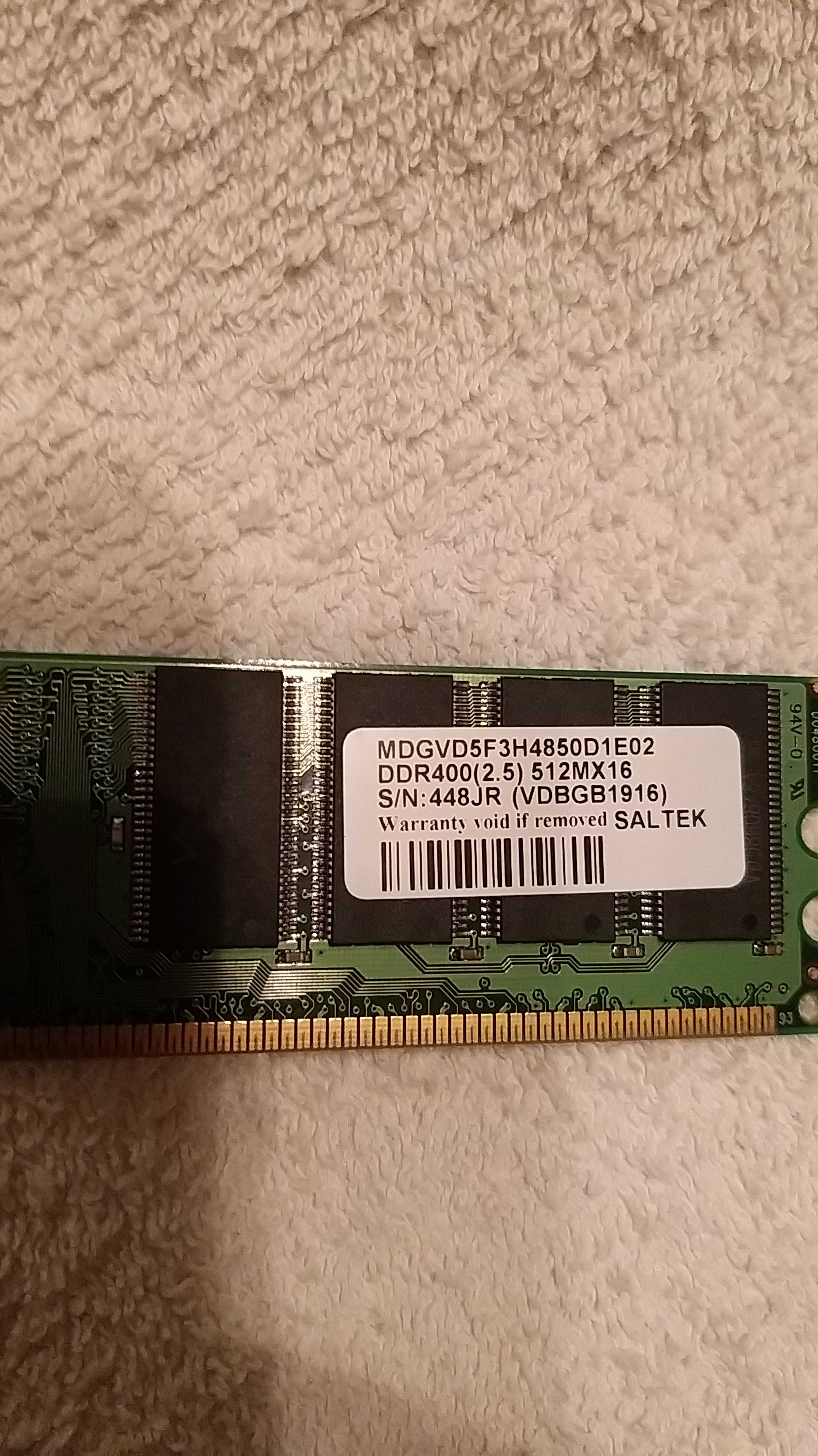 memoria Ram Saltek DDR 400 512 M