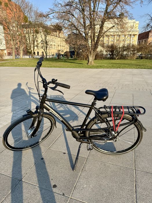 Batavus Mambo N7 2021-męski rower miejski-czarny mat