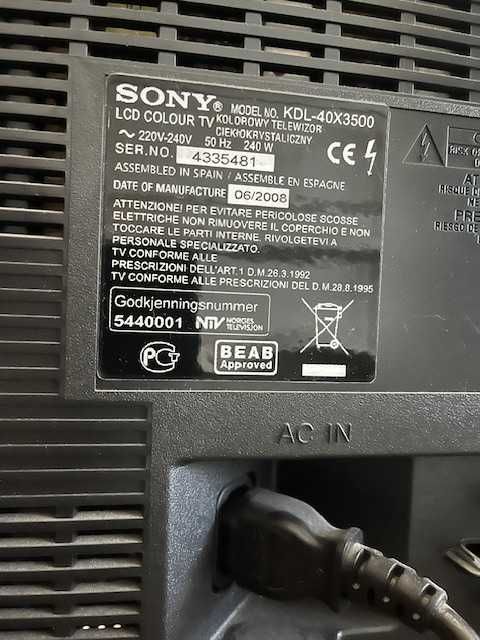 Televisão SONY LCD Full HD