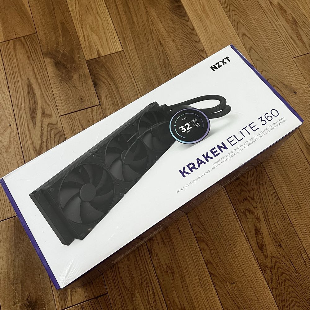 Водяне охолодження NZXT Kraken Elite 360 2024 Black (RL-KN36E-B2)