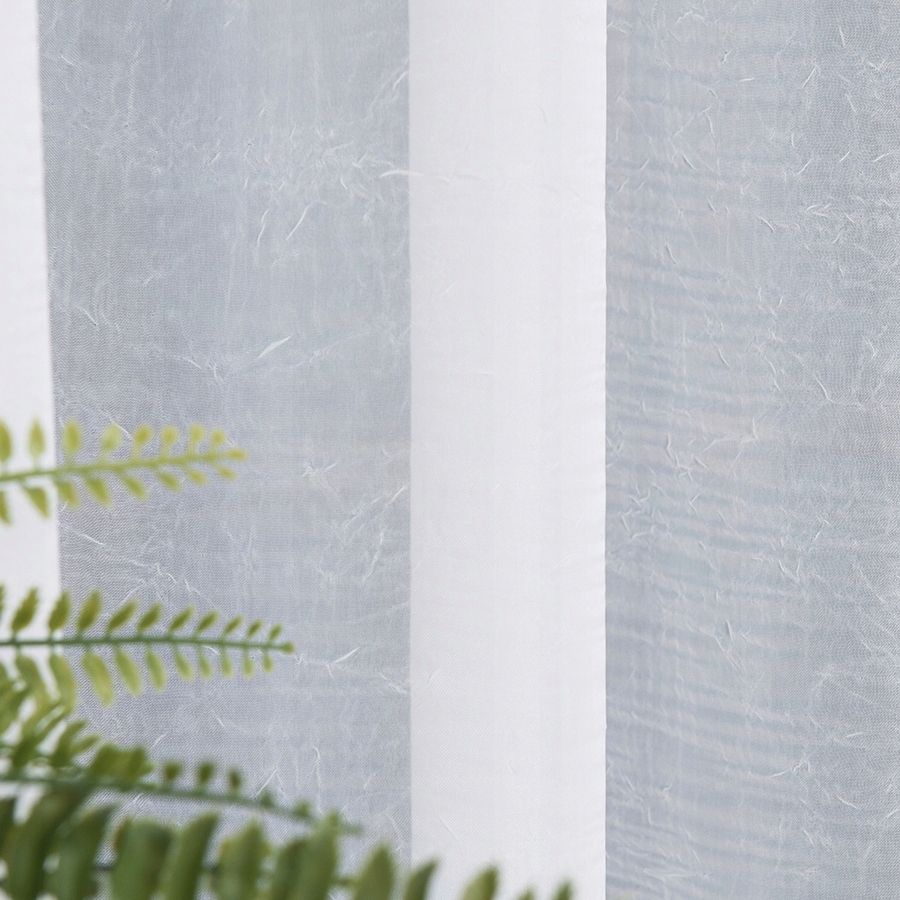 Firana gotowa z woalu kresz wys 230x190cm z taśmą, elegancki design