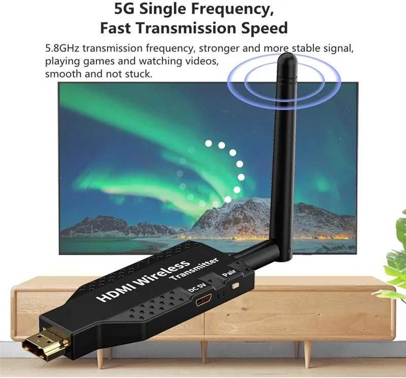 HDMI Transmiter bezprzewodowy - nadajnik + odbiornik