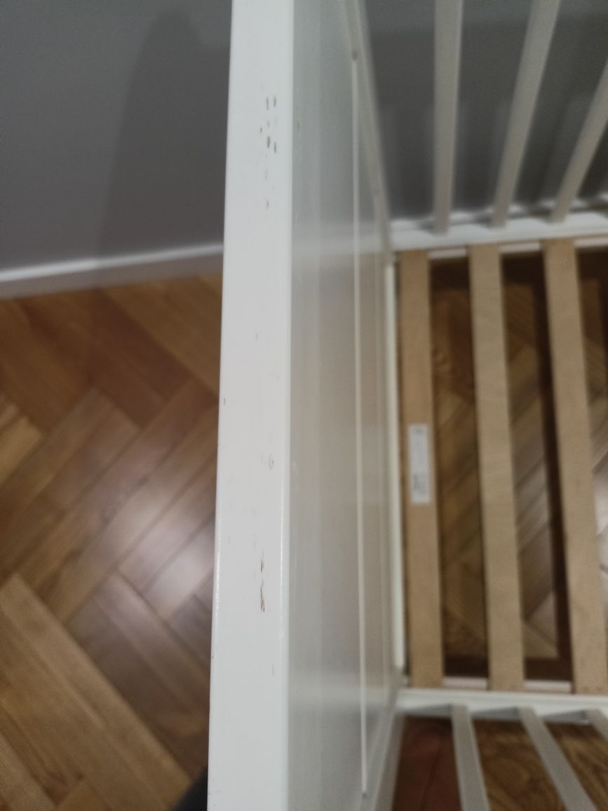 Łóżeczko niemowlęce z szufladą Materac w cenie
