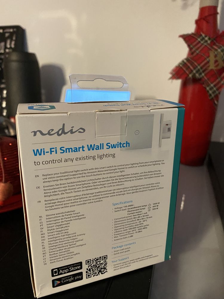 [Novo] Interruptor WiFi Nedis