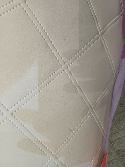 RezerwACJA Łóżko białe tapicerowane