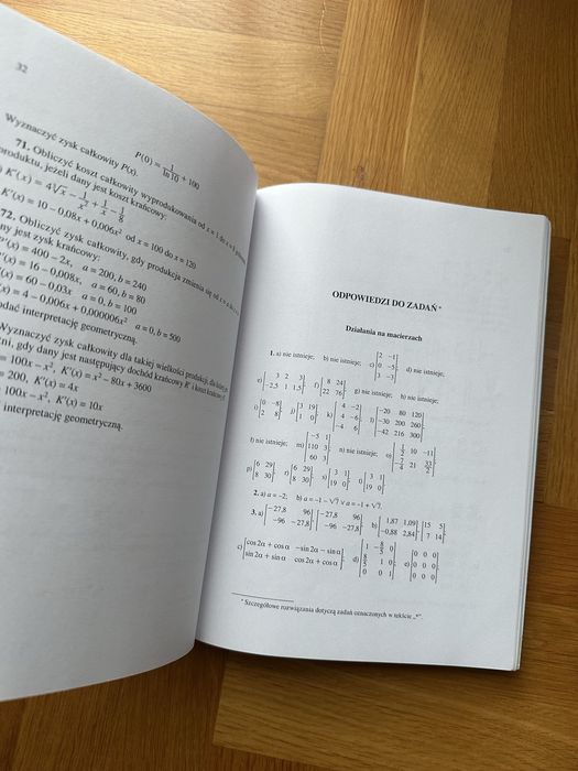Zadania z matematyki stosowanej w ekonomii