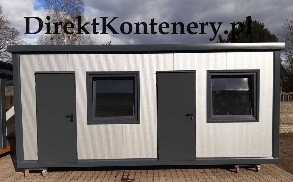 Kontener biurowy mobilny dzielony 6x2,5m PRODUCENT