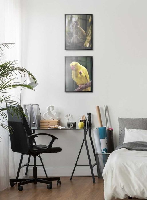 Czarna Rama Ramka Aluminiowa 24x30 na zdjęcia plakaty grafiki obrazy