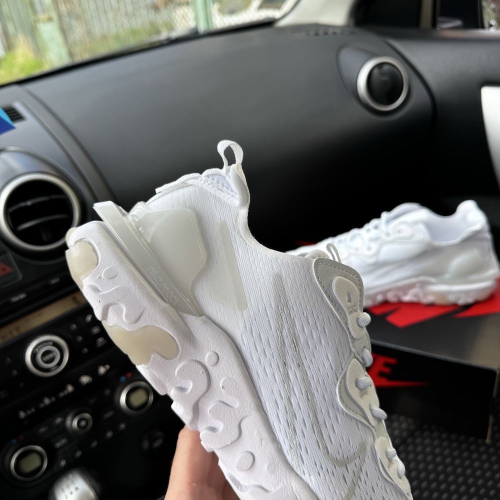 Чоловічі кросівки найк реакт білі сітка Nike React Vision white