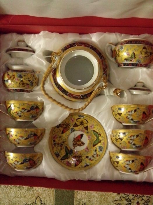 Китайский Чайный фарфоровый сервиз